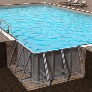 鋼結構拼裝泳池